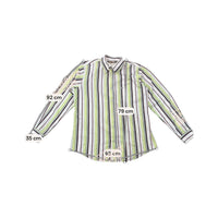 Murphy & Nye Striped Button-Down Cotton Shirt