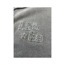 Levi's Washed Gray Zip Up Hooded Fleece
