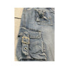 Blue Collection Distressed Cargo Flare Jeans (Repriced)