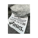 Asics Vintage Gray Quarter Zip Cotton Blend Sweater