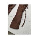 Americo Tavar Brown Lace-Up Cargo Pants