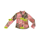 Patchwork Paisley Cotton Button Up Shirt