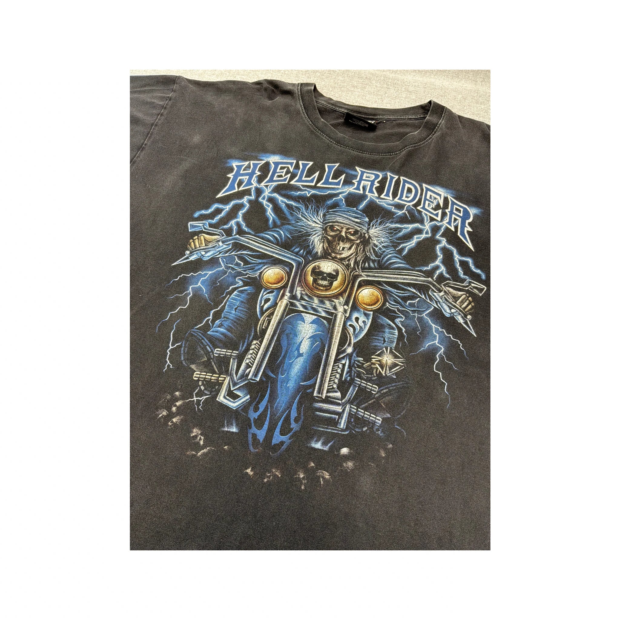 Camisa Blackhorse em algodão com estampado Hell Rider