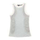 Guess by Marciano Rhinestone Logo Mesh Tank Top