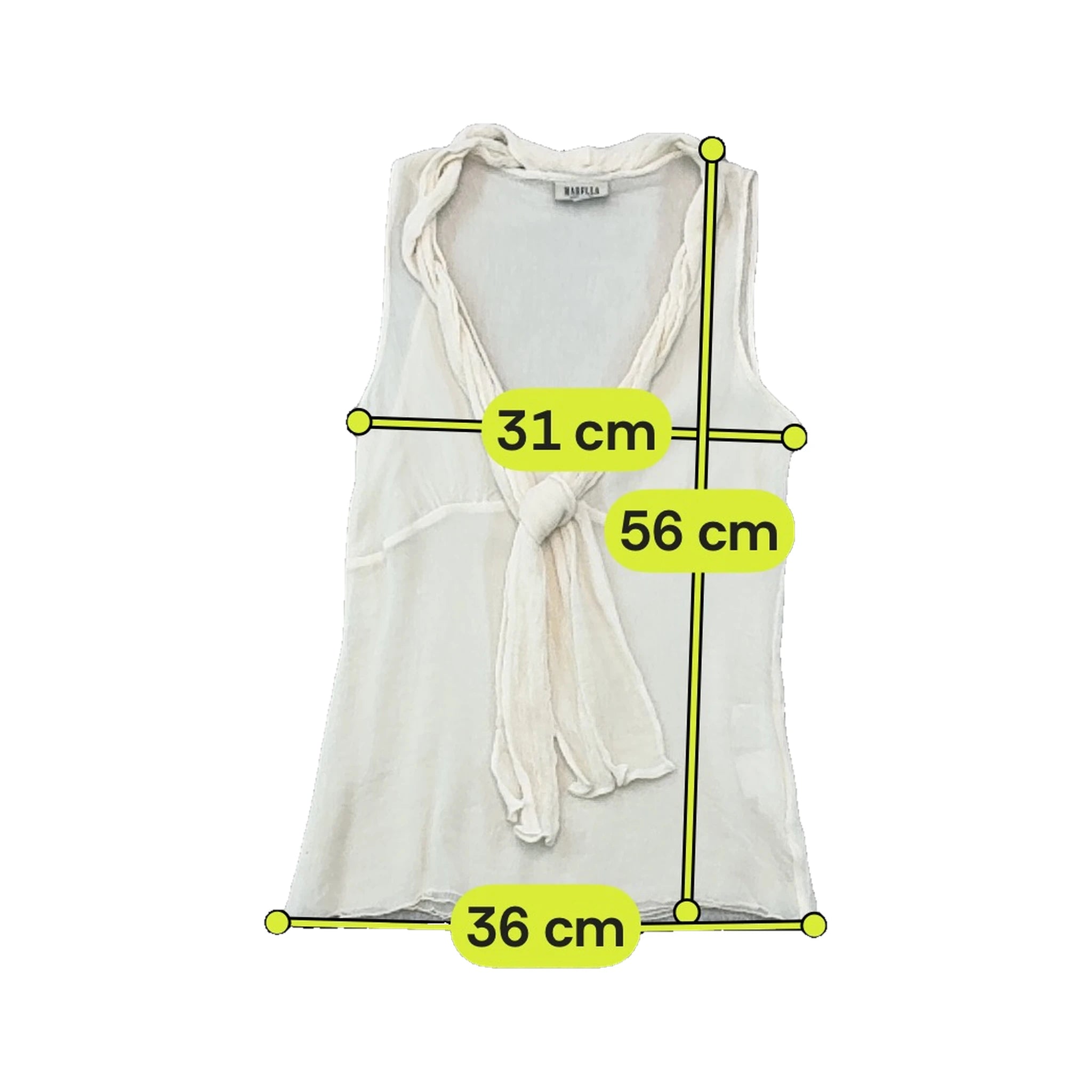 Marella Sleeveless Silk Tie Neck Blouse (Edit Image)