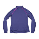 Camisola de Corrida Nike Dri-FIT roxa com Meio Fecho
