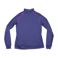 Camisola de Corrida Nike Dri-FIT roxa com Meio Fecho