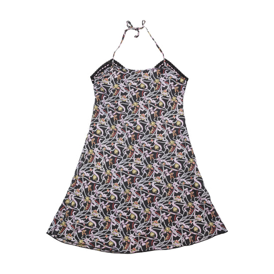Vestido Halter Yamamay 100% Seda com estampado