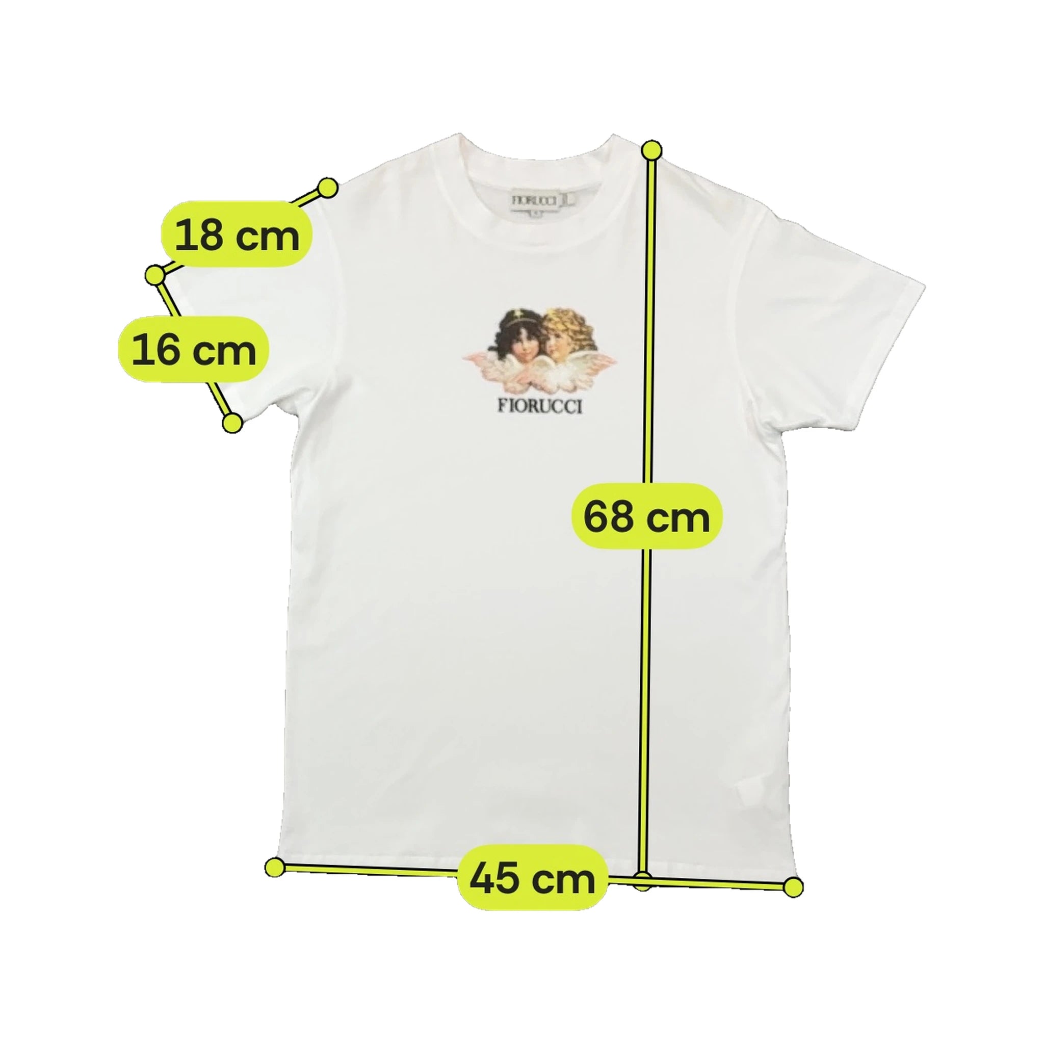 T-shirt Fiorucci em algodão Orgânico com estampado Angels