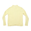 L.L.Bean Cable Knit Full-Zip Mock Neck Sweater (QUEMADA)