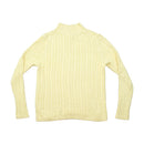L.L.Bean Cable Knit Full-Zip Mock Neck Sweater (QUEMADA)