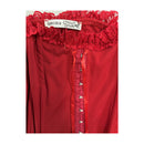 Red Ruffled Cami Top