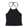 Américo Tavar Black Halter Tank Top