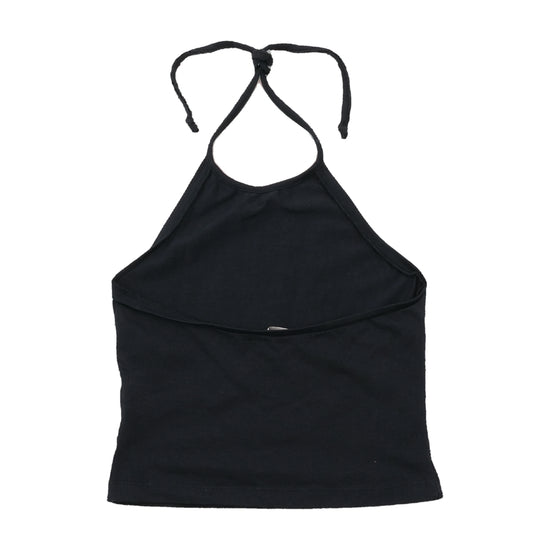 Américo Tavar Black Halter Tank Top
