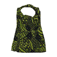 Top de alças Halter com estampado abstrato e Glitter