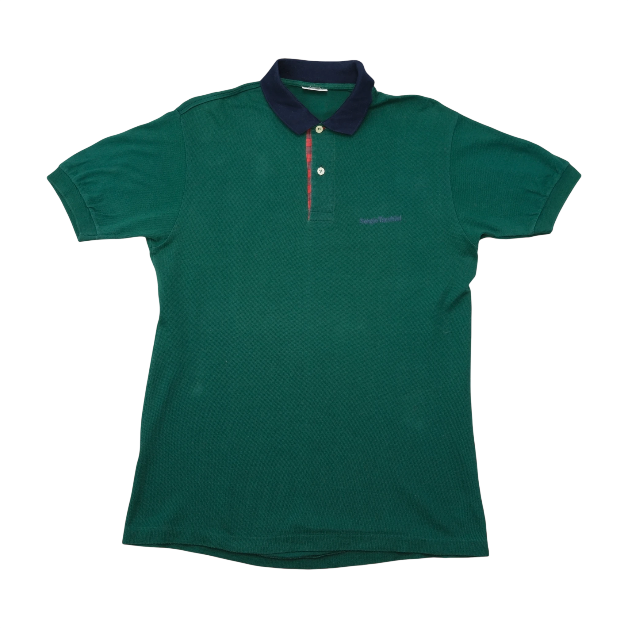 Sergio Tacchini Green Cotton Pique Polo Shirt