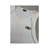 Asics Vintage White Contrast Stitch Athletic Tank Top