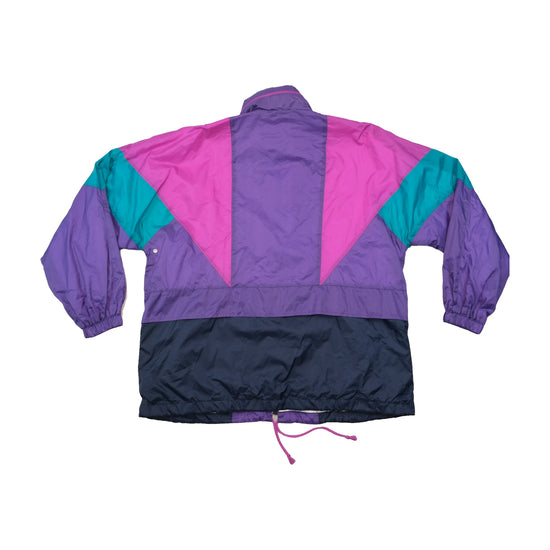 Marcel Clair Vintage Colorblock Windbreaker Jacket