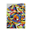 United Colors of Benetton Multicolor Geometric Print Short Sleeve Button Up Shirt