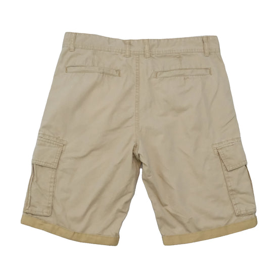 Watsons Beige Cotton Cargo Shorts