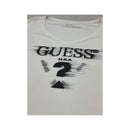 T-shirt Guess de Manga Comprida com decote em V e estampado gráfico