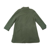 Vintage Olive Green Longline Raglan Utility Jacket