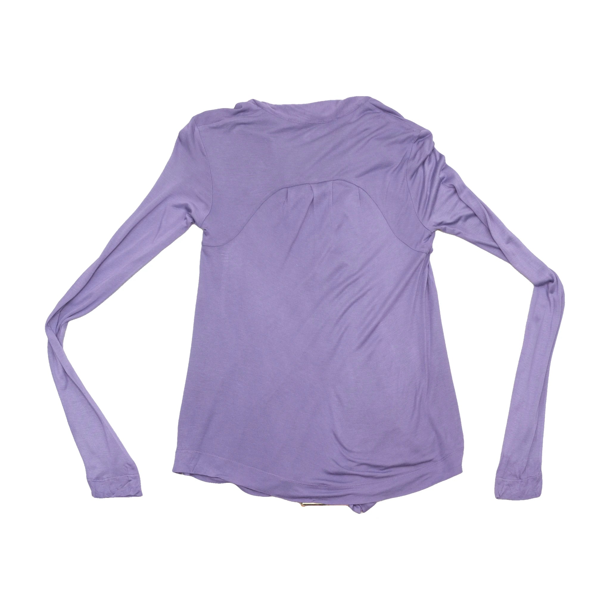 Top Miss Sixty roxo de Manga Comprida com capuz Drapeado