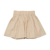 Miss Sixty Beige Cotton Pleated Mini Skirt