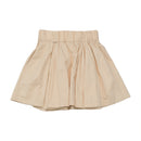 Miss Sixty Beige Cotton Pleated Mini Skirt