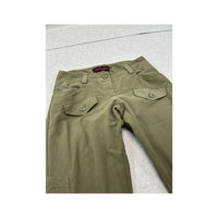 Americo Tavar Embroidered Lace-Up Cotton Cargo Pants