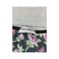 Dolce & Gabbana Floral Logo Waist T-shirt