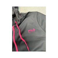 Fila Sport Black Pink Full Zip Hoodie