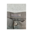 Sergio Tacchini Vintage Gray Pinstripe Cotton Blend Chinos (lavagem>???)