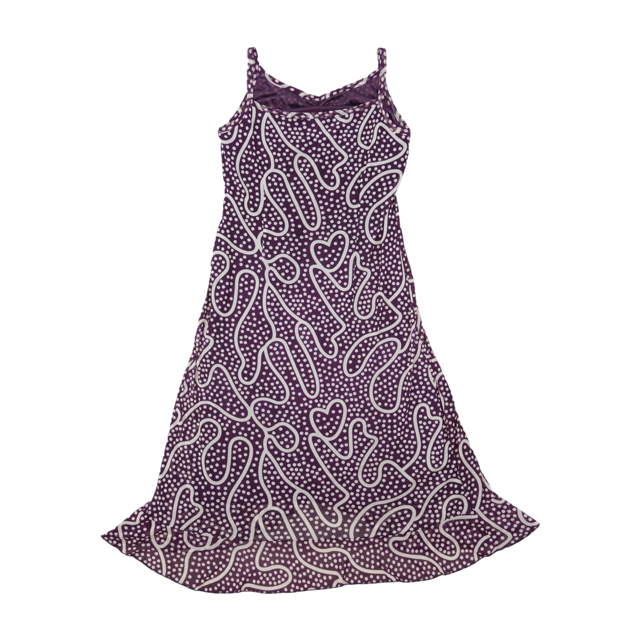 Purple Printed Dress