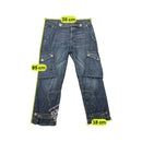 Sportmax Code Cropped Cargo Cotton Jeans