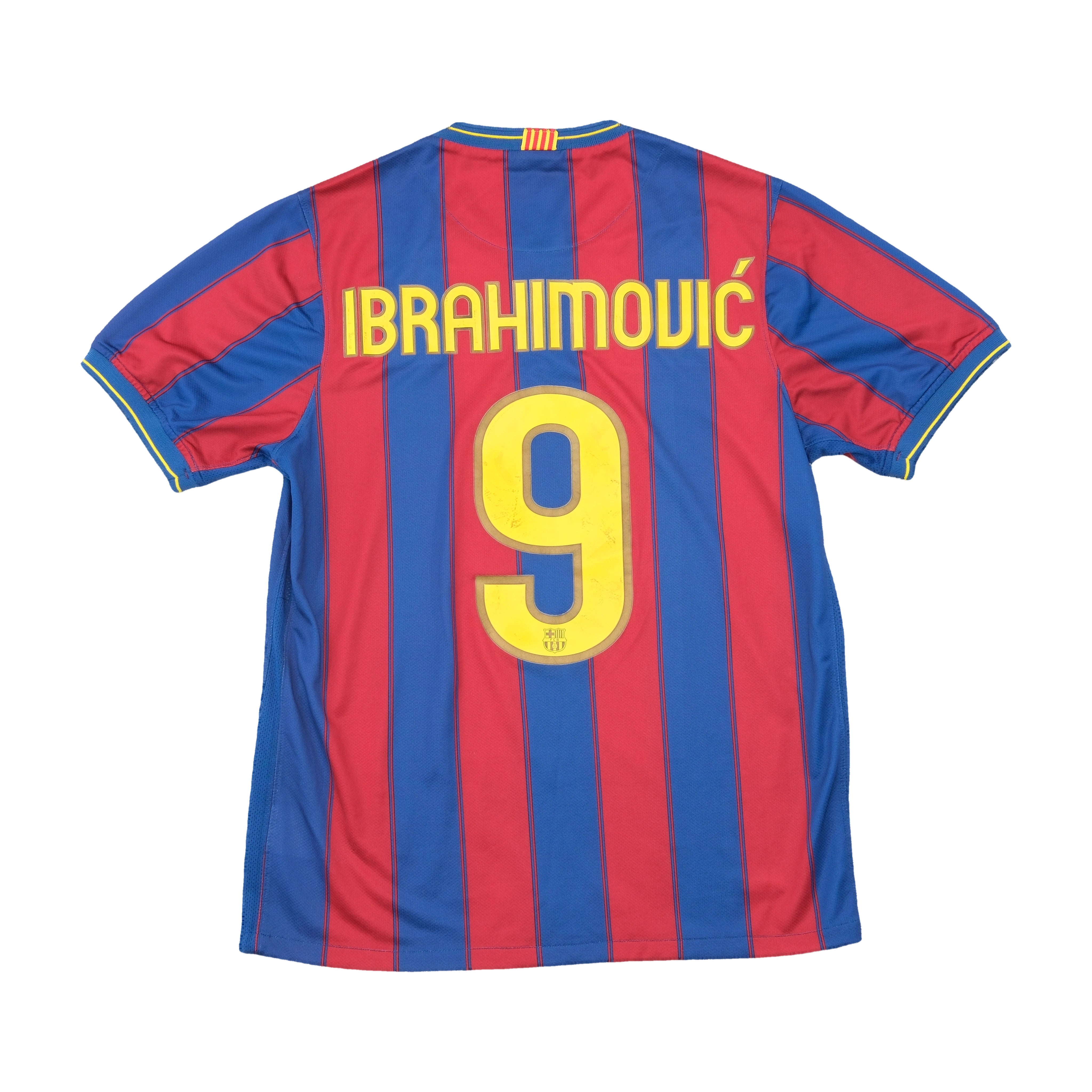 Nike FC Barcelona Ibrahimović 9 Striped Soccer Jersey