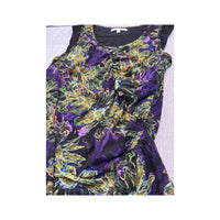 Patrizia Pepe Floral Mesh Tank Top