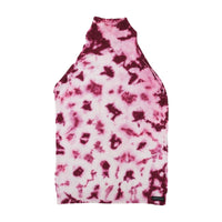 Americo Tavar Tie Dye Rib Knit Halter Tank Top