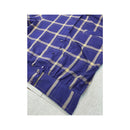 Blue Plaid Short Sleeve Button-Up Shirt