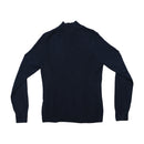 Camisola Tommy Hilfiger Canelada em algodão com Meia gola e Fecho Total