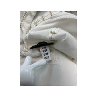 Vestido Midi Francois Girbaud branco Bordado com alças