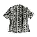 Lisa Tossa Monochrome Pattern Button Up Shirt
