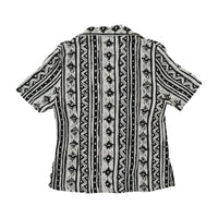 Lisa Tossa Monochrome Pattern Button Up Shirt
