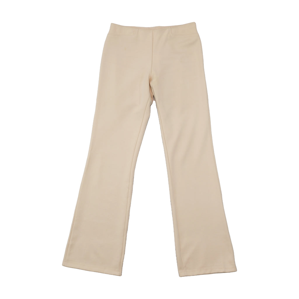Vintage Beige Pull-On Straight Leg Pants