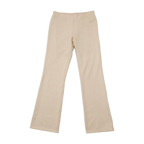 Vintage Beige Pull-On Straight Leg Pants