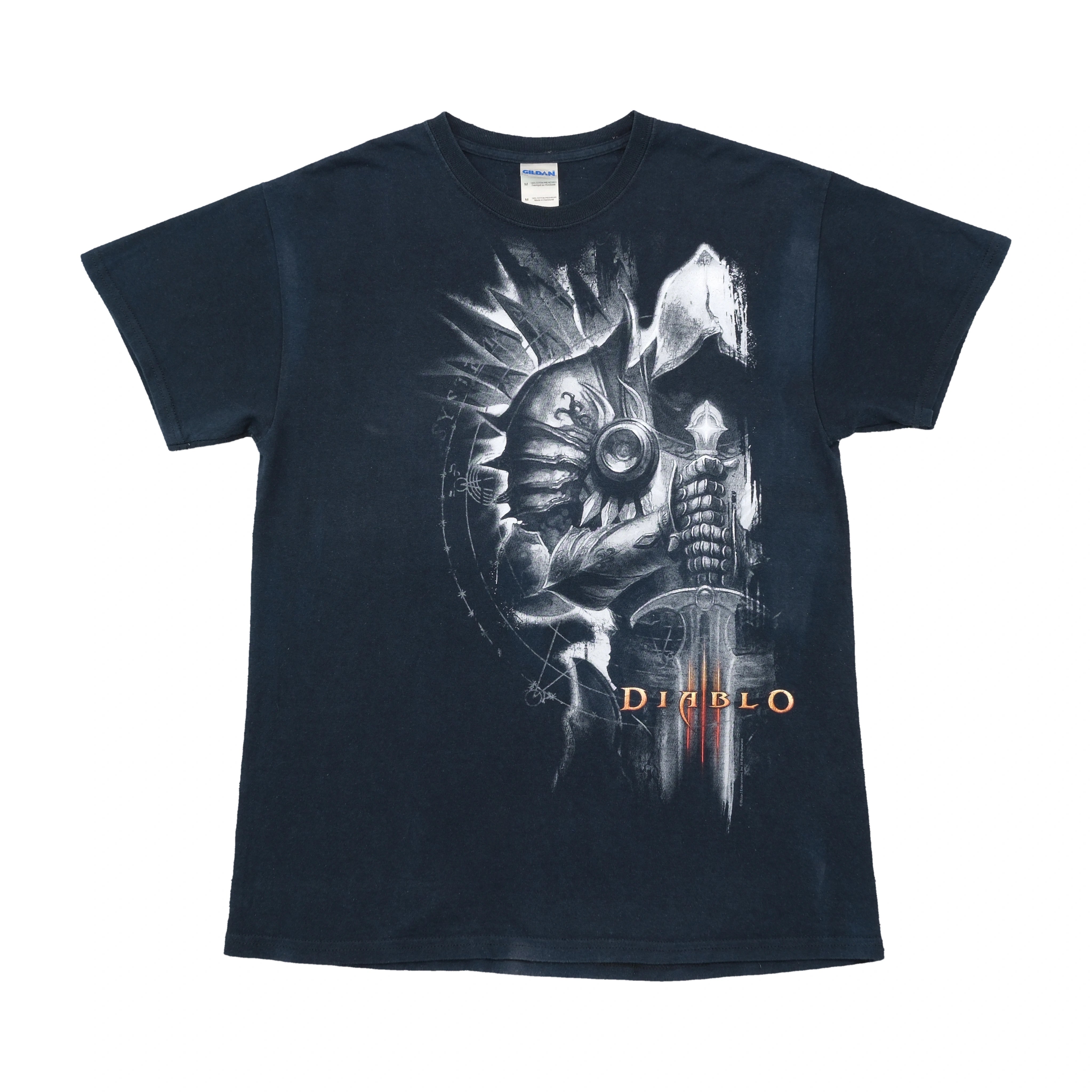T-shirt Blizzard Diablo III em algodão com estampado gráfico