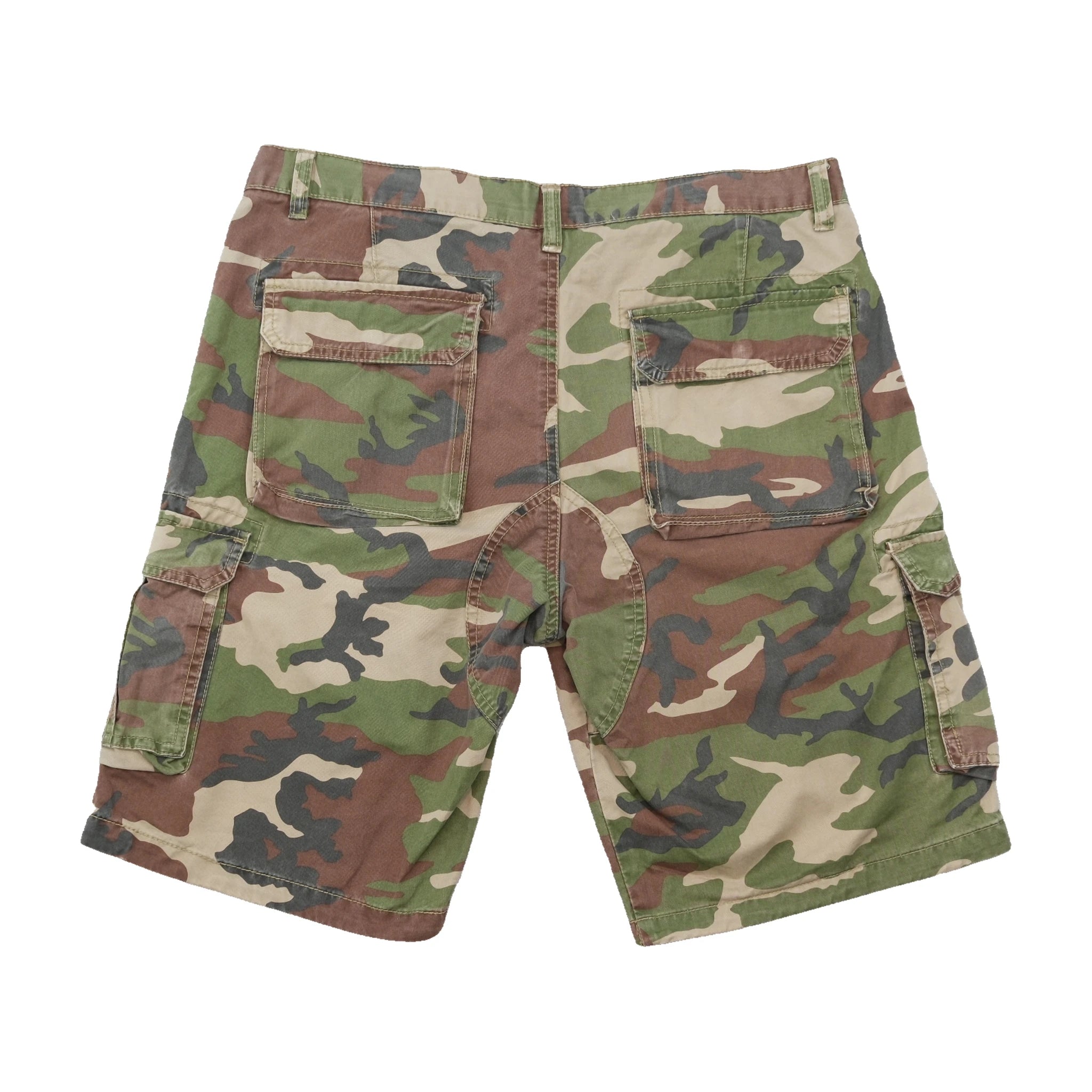 Scout Woodland Camo Cotton Cargo Shorts