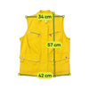 Colete utilitário Lauren Jeans Co. Ralph Lauren amarelo