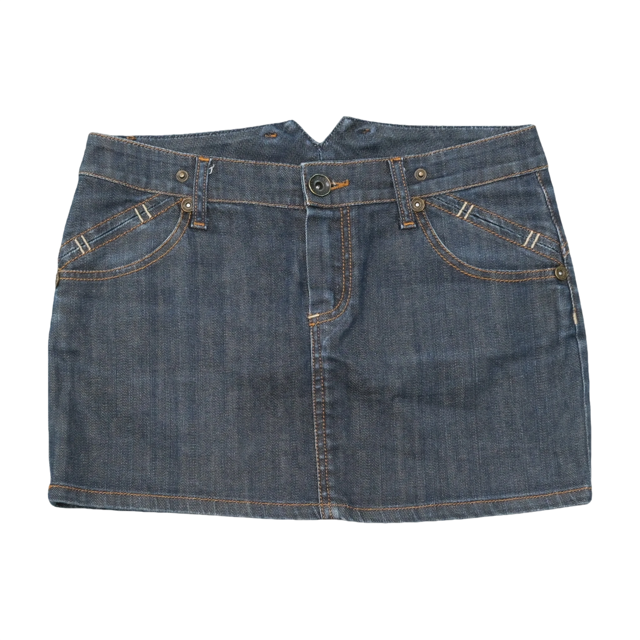 Liu Jo Dark Wash Denim Mini Skirt