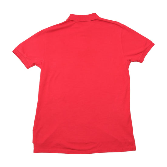 Polo by Ralph Lauren Red Cotton Pique Pony Logo Polo Shirt
